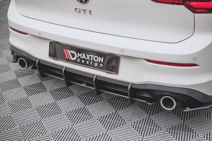 Maxton Design - STREET PRO REAR DIFFUSER V1 VW GOLF 8 GTI (2020-)