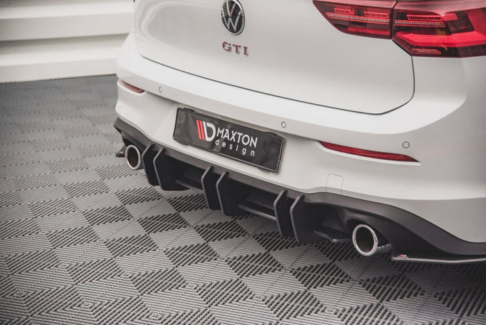 Maxton Design - STREET PRO REAR DIFFUSER V2 VW GOLF 8 GTI (2020-)