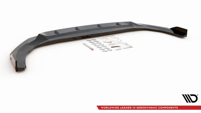 Maxton Design - FRONT SPLITTER V.2 + FLAPS VOLKSWAGEN GOLF GTI / GTE / R-LINE MK8