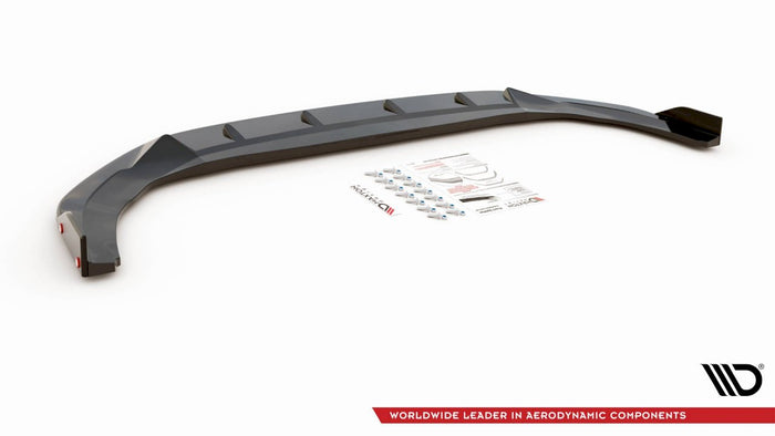Maxton Design - FRONT SPLITTER V.3 + FLAPS VOLKSWAGEN GOLF GTI / GTE / R-LINE MK8