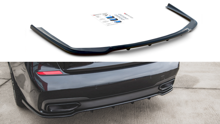 Maxton Design - Rear Splitter (Vertical Bars) BMW 7 M-Pack G11 / G12