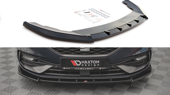 Maxton Design - FRONT SPLITTER V1 SEAT LEON FR MK4 (2020-)