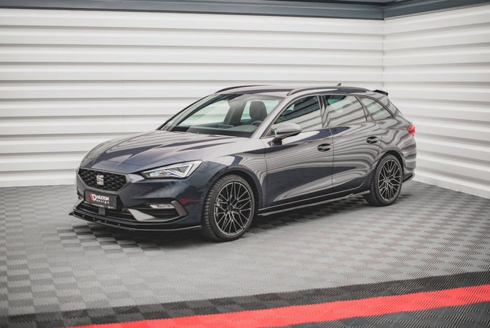 Maxton Design - Side Skirts Diffusers V.1 Seat Leon FR ST / Hatchback Mk4 / Cupra Leon ST / Hatchback Mk1 / Mk1 Facelift