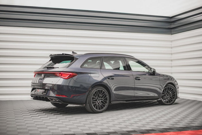 Maxton Design - Side Skirts Diffusers V.2 Seat Leon FR ST / Hatchback Mk4 / Cupra Leon ST / Hatchback Mk1 / Mk1 Facelift