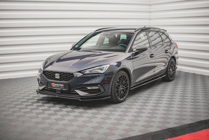 Maxton Design - FRONT SPLITTER V4 SEAT LEON FR MK4 (2020-)
