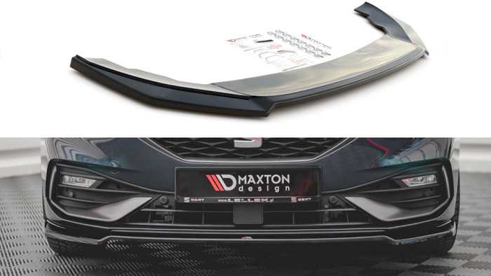 Maxton Design - FRONT SPLITTER V4 SEAT LEON FR MK4 (2020-)