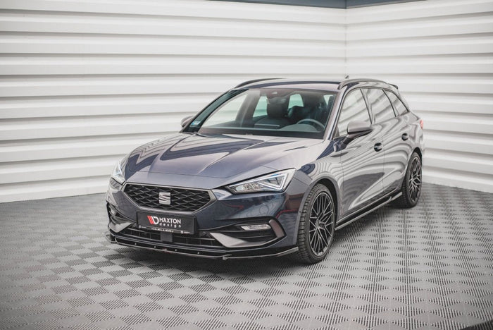 Maxton Design - FRONT SPLITTER V2 SEAT LEON FR MK4 (2020-)