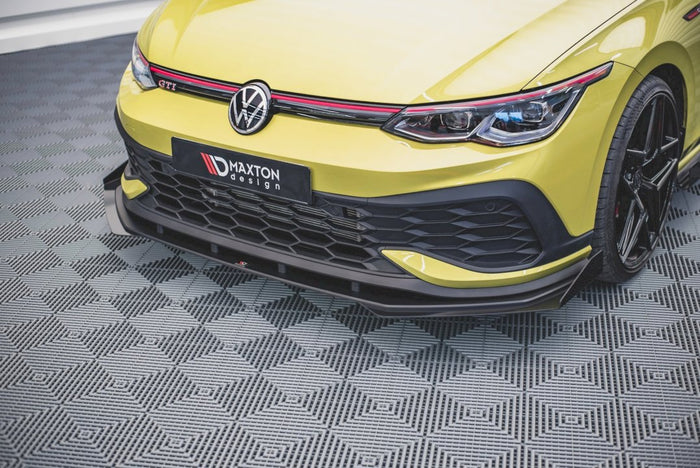 Maxton Design - STREET PRO FRONT SPLITTER (+FLAPS) VW GOLF 8 GTI CLUBSPORT (2020-)