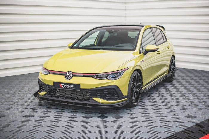 Maxton Design - STREET PRO FRONT SPLITTER (+FLAPS) VW GOLF 8 GTI CLUBSPORT (2020-)