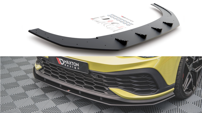 Maxton Design - STREET PRO FRONT SPLITTER VW GOLF 8 GTI CLUBSPORT (2020-)