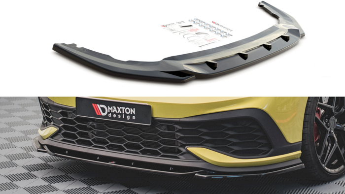 Maxton Design - FRONT SPLITTER V2 VW GOLF 8 GTI CLUBSPORT (2020-2024)