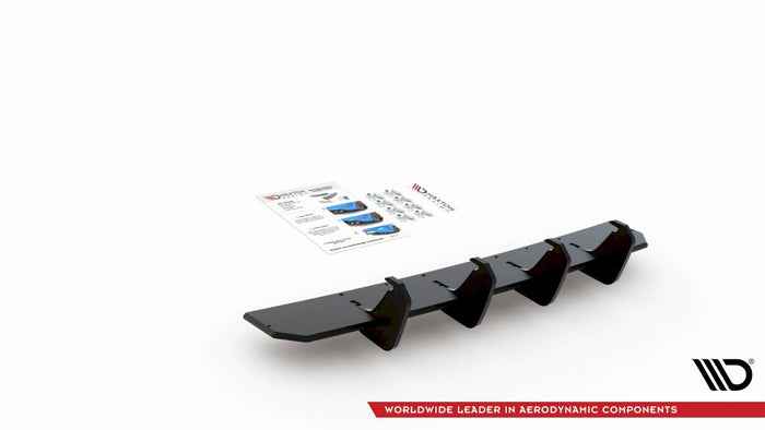 Maxton Design - STREET PRO REAR DIFFUSER V1 VW GOLF 8 GTI CLUBSPORT (2020-)