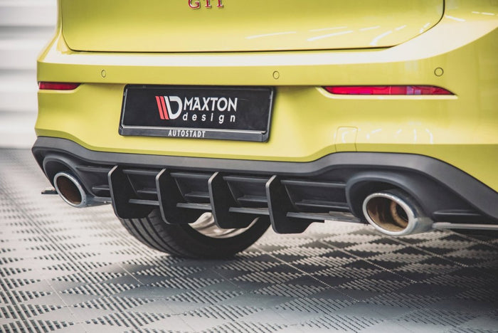 Maxton Design - STREET PRO REAR DIFFUSER V1 VW GOLF 8 GTI CLUBSPORT (2020-)