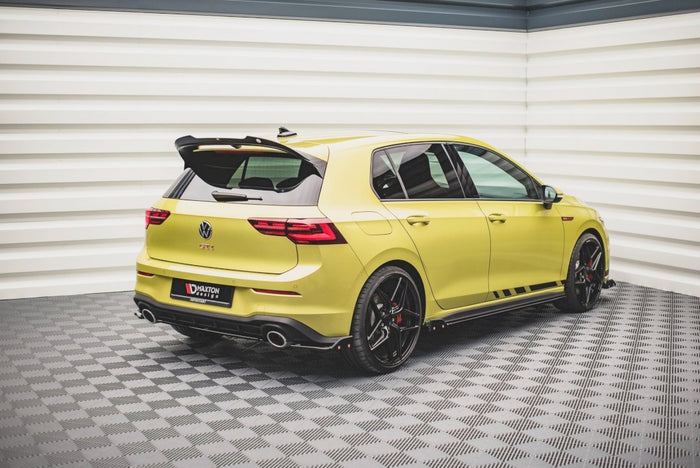 Maxton Design - REAR SIDE SPLITTERS V.1 + FLAPS VW GOLF 8 GTI CLUBSPORT