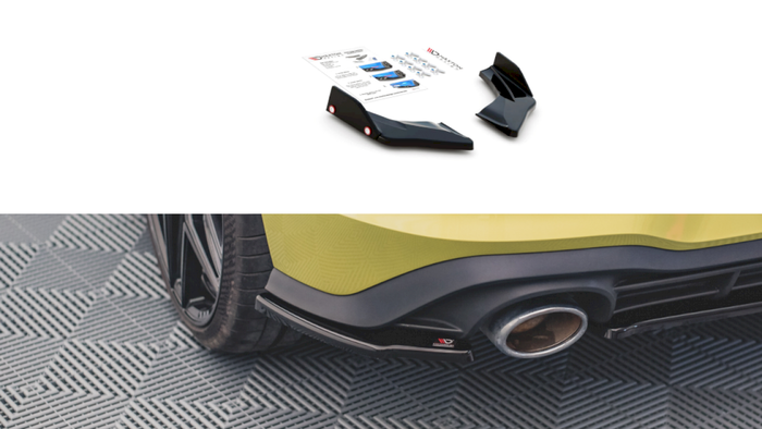 Maxton Design - REAR SIDE SPLITTERS V2 VW GOLF 8 GTI CLUBSPORT (2020-)