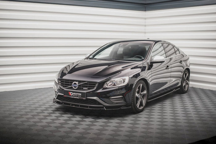 Maxton Design - FRONT SPLITTER V1 VOLVO S60 R-DESIGN MK2 (2014-2018)