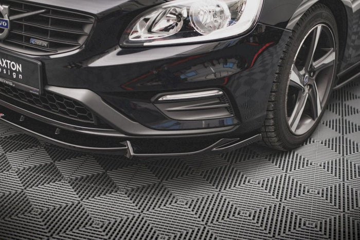 Maxton Design - FRONT SPLITTER V1 VOLVO S60 R-DESIGN MK2 (2014-2018)