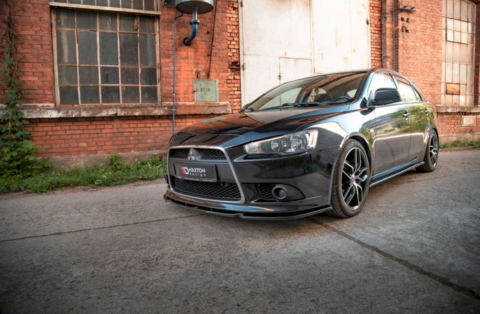 Maxton Design - FRONT SPLITTER MITSUBISHI LANCER SPORTBACK MK8 (2007-2016)