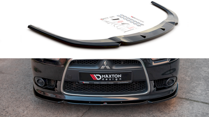 Maxton Design - FRONT SPLITTER MITSUBISHI LANCER SPORTBACK MK8 (2007-2016)