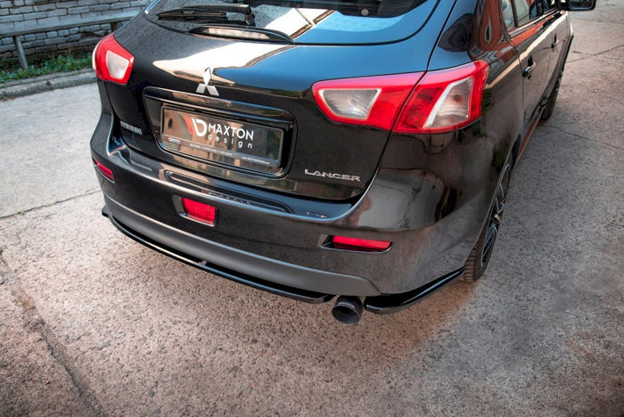 Maxton Design - REAR SIDE SPLITTERS MITSUBISHI LANCER SPORTBACK MK8 (2007-2016)