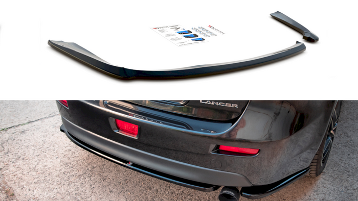 Maxton Design - REAR SIDE SPLITTERS MITSUBISHI LANCER SPORTBACK MK8 (2007-2016)