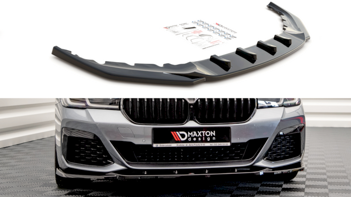 Maxton Design - Front Splitter V.2 BMW 5 M-Pack / M550i / M550d Sedan / Touring G30 / G31 Facelift