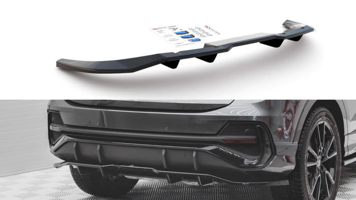 Maxton Design - Rear Splitter (Vertical Bars) Audi Q3 Sportback S-Line