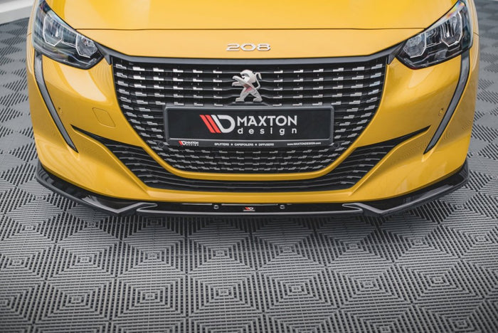 Maxton Design - FRONT SPLITTER V2 PEUGEOT 208 MK2 (2019-)