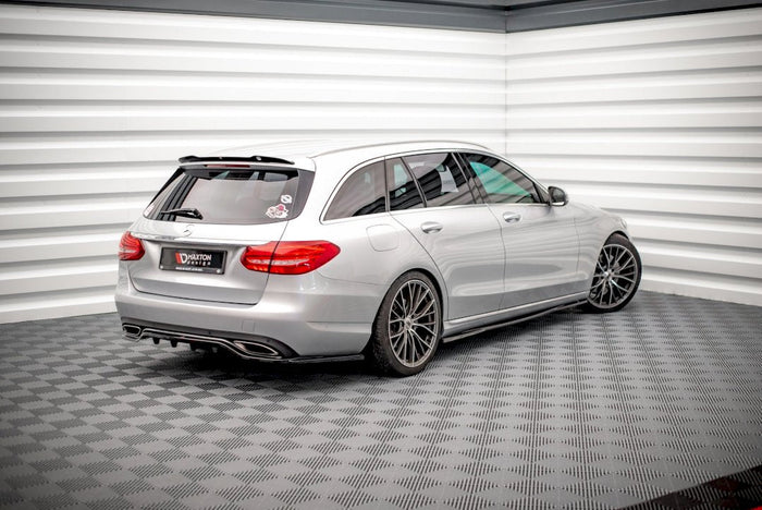 Maxton Design - Rear Splitter (Vertical Bars) Mercedes C W205 Estate