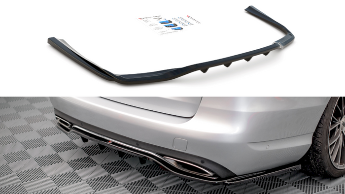 Maxton Design - Rear Splitter (Vertical Bars) Mercedes C W205 Estate