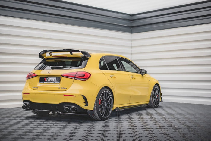Maxton Design - CENTRAL REAR SPLITTER + FLAPS MERCEDES AMG A 45 S AERO PACK W177