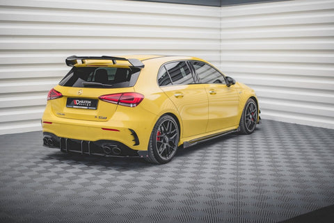 Maxton Design - REAR SIDE SPLITTERS V.2 + FLAPS MERCEDES AMG A 45 S AERO PACK W177