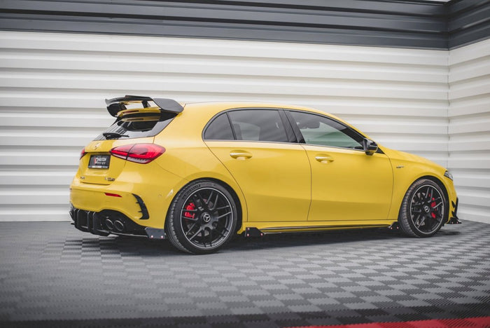Maxton Design - SIDE SKIRTS DIFFUSERS V.2 + FLAPS MERCEDES AMG A45 S