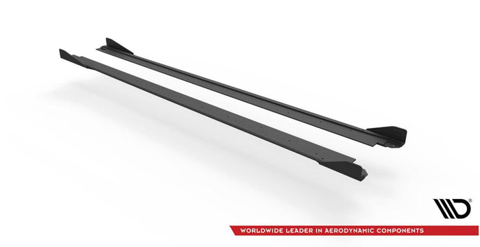 Maxton Design - STREET PRO SIDE SKIRTS DIFFUSERS (+FLAPS) SEAT LEON FR MK4 (2020-)