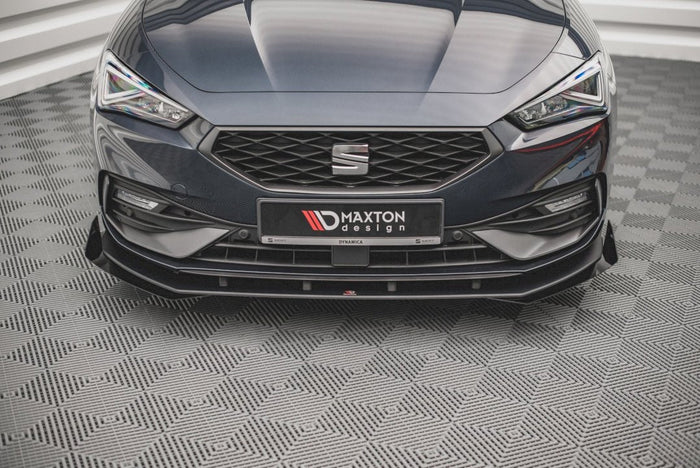 Maxton Design - STREET PRO FRONT SPLITTER (+FLAPS) SEAT LEON FR MK4 (2020-)