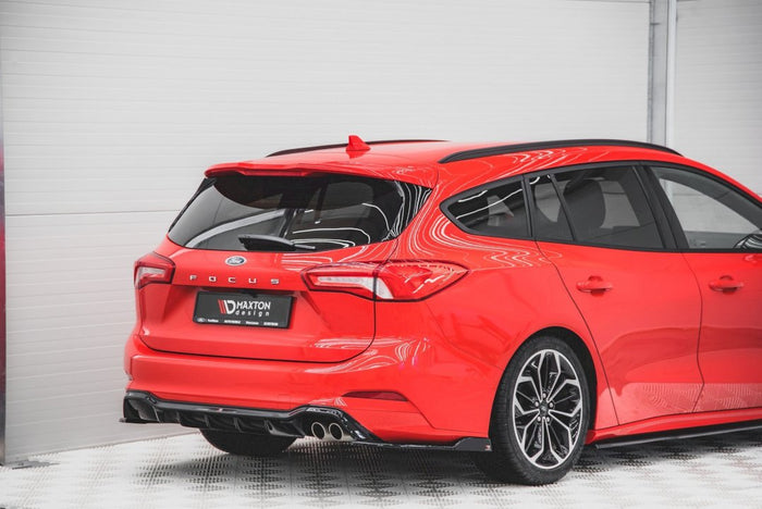 Maxton Design - REAR SIDE SPLITTERS V4 FORD FOCUS ST-LINE ESTATE MK4 (2018-)