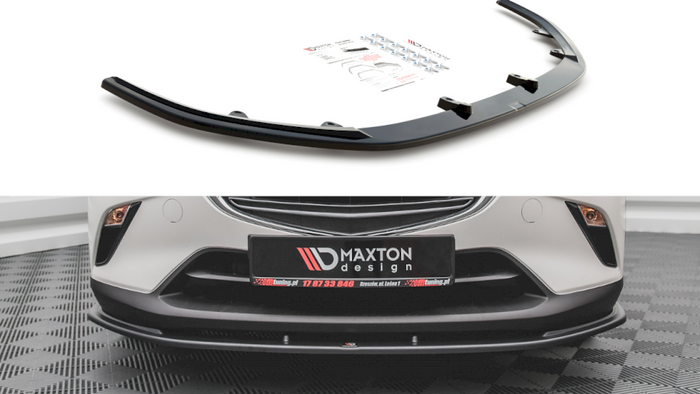Maxton Design - FRONT SPLITTER V1 MAZDA CX-3 (2015-)