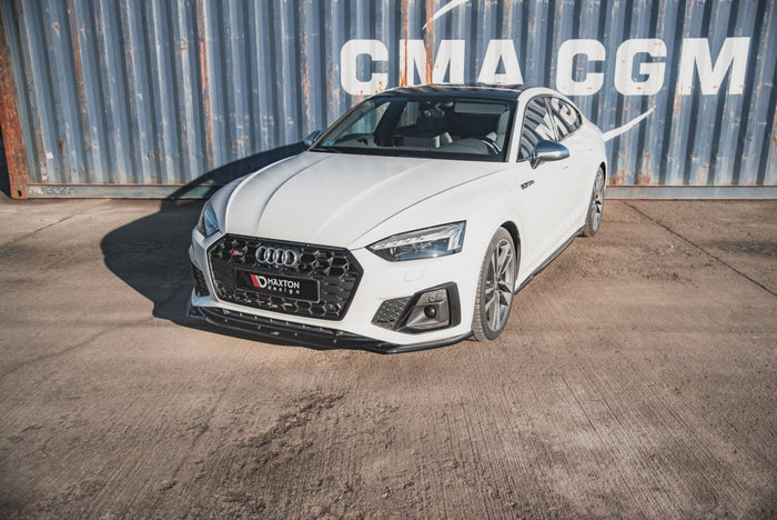 Maxton Design - FRONT SPLITTER V1 AUDI S5 / A5 S-LINE F5 FACELIFT (2019-)