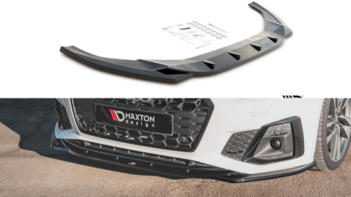 Maxton Design - FRONT SPLITTER V1 AUDI S5 / A5 S-LINE F5 FACELIFT (2019-)
