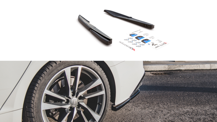 Maxton Design - Rear Side Splitters Audi S5 Sportback / Coupe F5 Facelift (2019-)