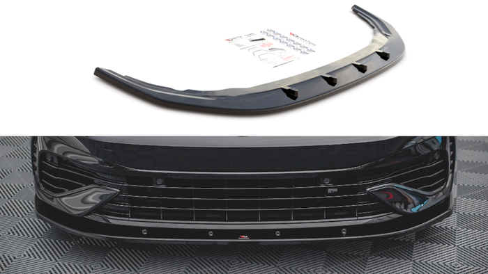 Maxton Design - FRONT SPLITTER V.1 VW GOLF R MK8 (2020-)