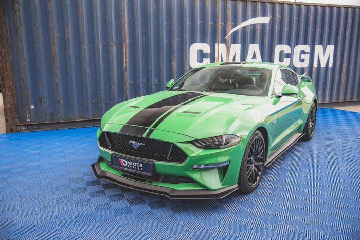 Maxton Design - STREET PRO FRONT SPLITTER V.1 FORD MUSTANG GT MK6 FACELIFT (2017-)