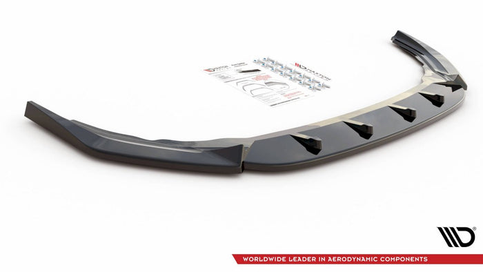 Maxton Design - FRONT SPLITTER V.2 VW GOLF R MK8 (2020-)