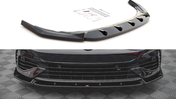 Maxton Design - FRONT SPLITTER V.2 VW GOLF R MK8 (2020-)