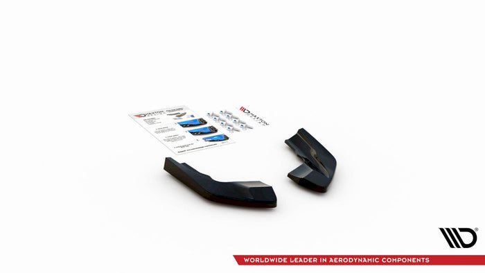 Maxton Design - REAR SIDE SPLITTERS V.2 VW GOLF R MK8 (2020-)