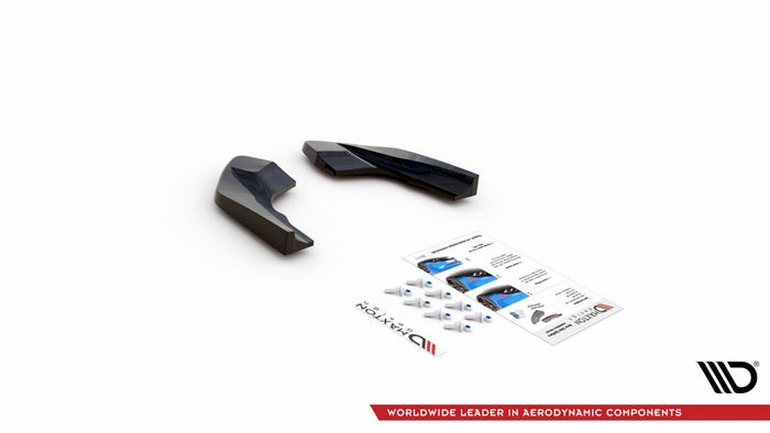 Maxton Design - REAR SIDE SPLITTERS V.2 VW GOLF R MK8 (2020-)
