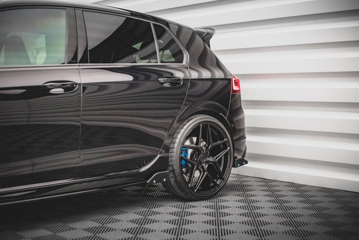 Maxton Design - SIDE SKIRTS DIFFUSERS V.2 + FLAPS VW GOLF R MK8
