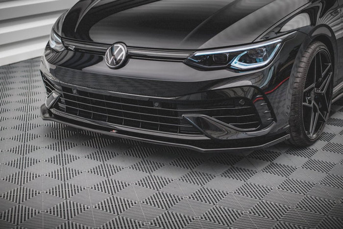 Maxton Design - FRONT SPLITTER V.3 VW GOLF R MK8 (2020-2024)