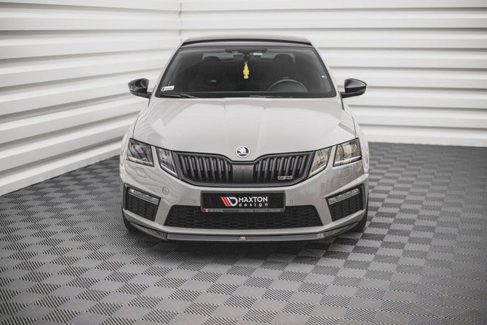 Maxton Design - FRONT SPLITTER V.1 SKODA OCTAVIA RS MK3 FACELIFT (2016-2019)