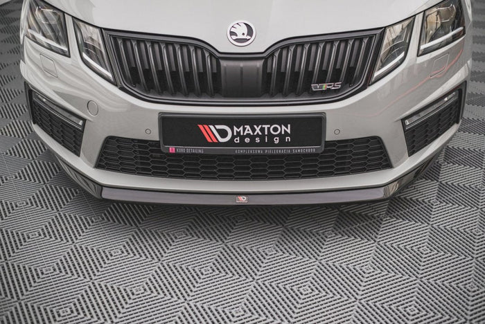 Maxton Design - FRONT SPLITTER V.1 SKODA OCTAVIA RS MK3 FACELIFT (2016-2019)